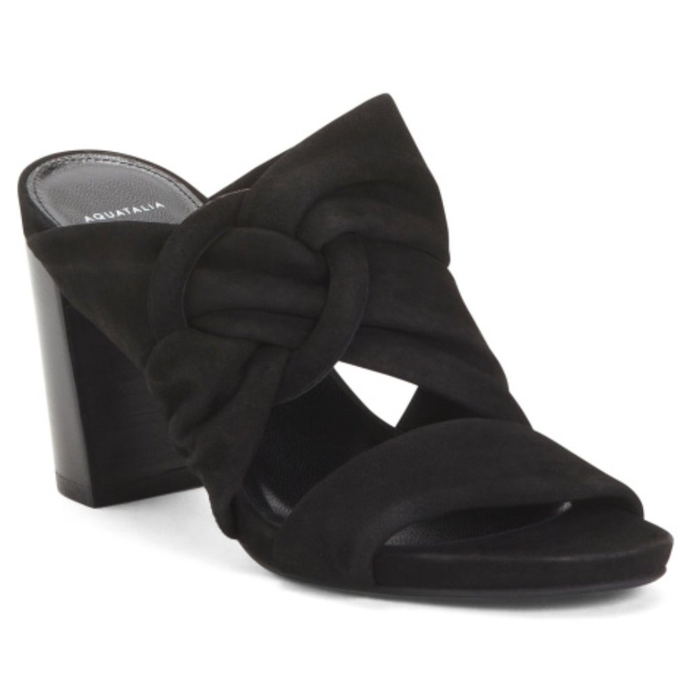 AQUATALIA Breanne Block Heel Slides